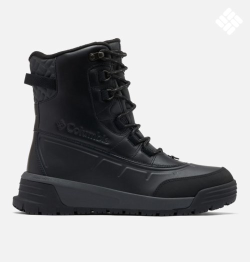 Men's Columbia Bugaboot Celsius Omni-Heat Infinity Boots Black | CA-B0863