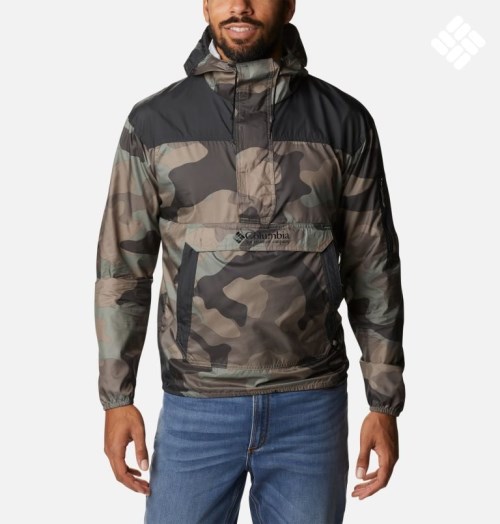 Men's Columbia Challenger Windbreaker Jackets Camo | CA-H36L1