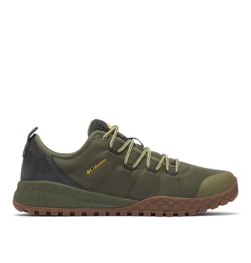 Men's Columbia Fairbanks Low Sneakers Olive | CA-U0L14