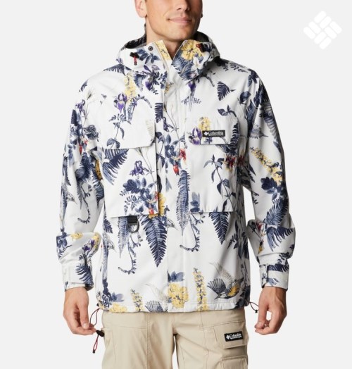 Men's Columbia Field Creek Fraser Shell Jackets Flower | CA-V6045