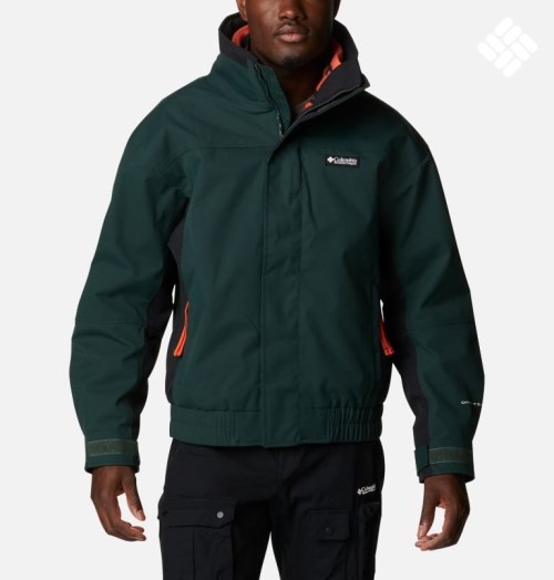 Men's Columbia Field ROC Bugaboo 1986 Interchange Jackets Dark Green | CA-X8014