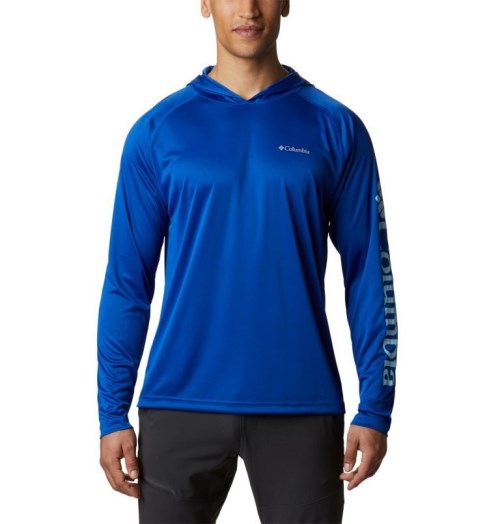 Men's Columbia Fork Stream Hoodie Blue | CA-E3805