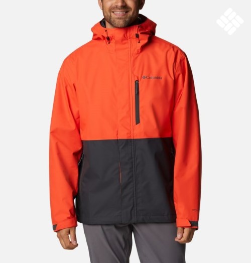 Men's Columbia Hikebound Rain Jackets Orange | CA-Y36L0