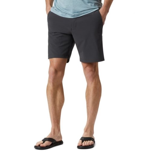 Men's Columbia Hybrid Trek Shorts Black | CA-J0L61