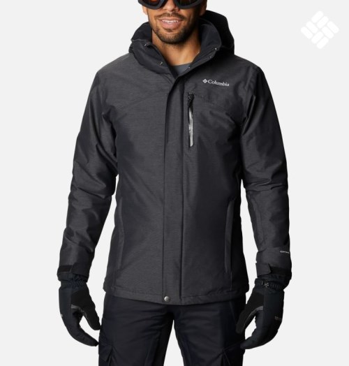 Men's Columbia Last Tracks Ski Insulated Jackets Black | CA-F6C83