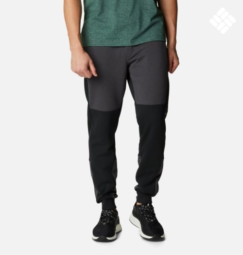 Men's Columbia Lodge Colorblock Jogger Black | CA-A4C50