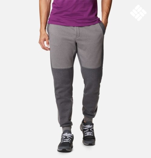 Men's Columbia Lodge Colorblock Jogger Grey | CA-PL451