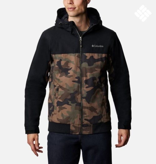 Men's Columbia Loma Vista Hooded Jackets Camo | CA-X6L43