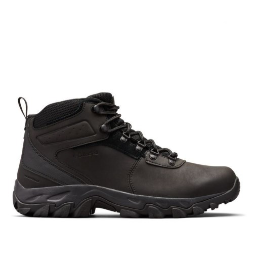 Men's Columbia Newton Ridge Plus II Waterproof Hiking Boots Black | CA-PCL15