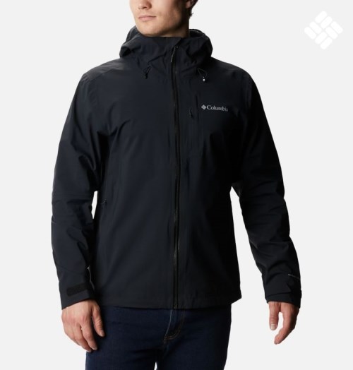 Men's Columbia Omni-Tech Ampli-Dry Shell Jackets Black | CA-S180A