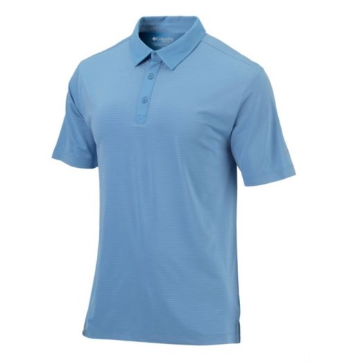 Men's Columbia Omni-Wick Sunday Polo Shirts Blue | CA-SA361