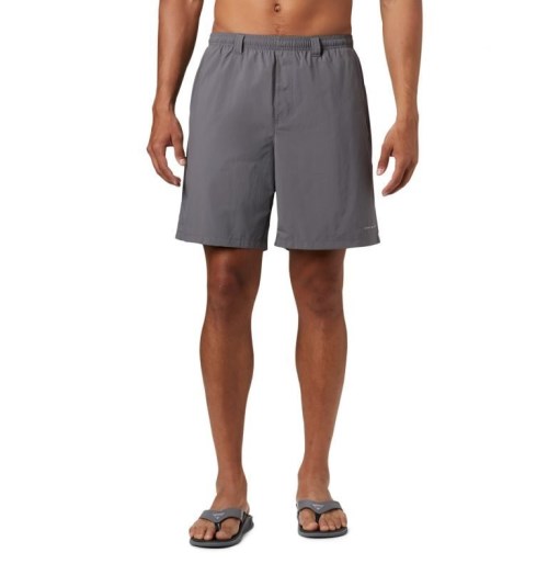 Men's Columbia PFG Backcast III Water Shorts Dark Grey | CA-D5L83