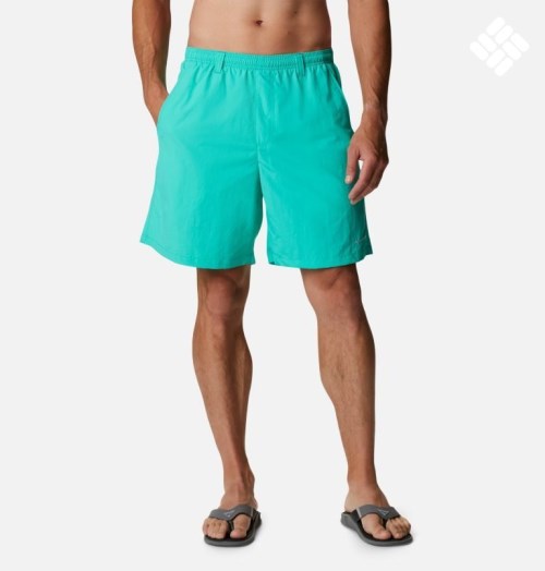 Men's Columbia PFG Backcast III Water Shorts Turquoise | CA-X0845