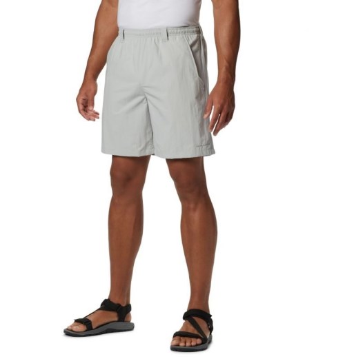 Men's Columbia PFG Backcast III Water Shorts Light Grey | CA-X5CL3