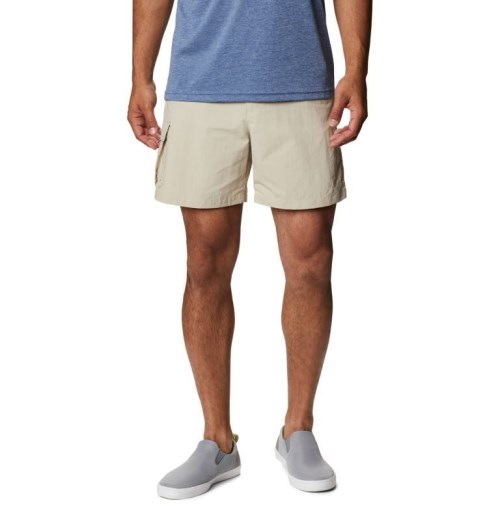 Men's Columbia PFG Bahama Shorts Beige | CA-VL148