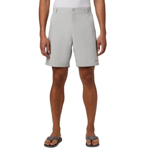 Men's Columbia PFG Bahama Shorts Light Grey | CA-BL5C8