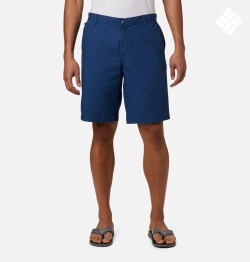 Men's Columbia PFG Bonehead II Shorts Navy | CA-H0L3C