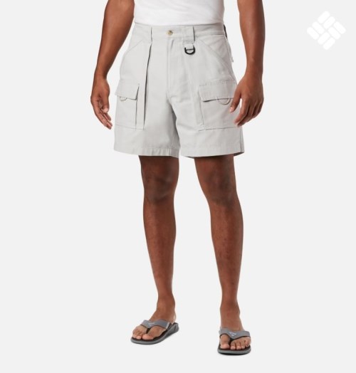 Men's Columbia PFG Brewha II Shorts Light Grey | CA-DA1LC