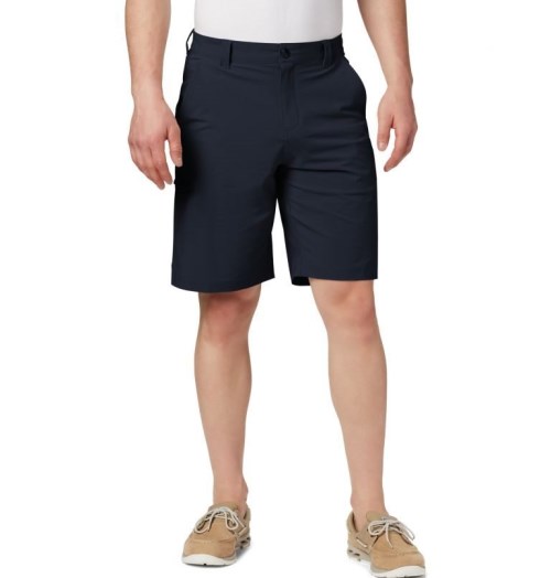 Men's Columbia PFG Grander Marlin II Offshore Shorts Navy | CA-WA53L