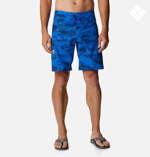 Men's Columbia PFG Offshore II Board Shorts Blue | CA-Q508L