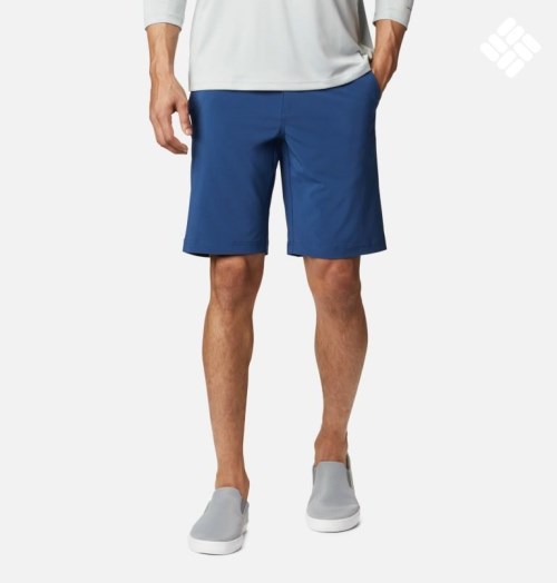 Men's Columbia PFG Slack Tide Shorts Blue | CA-BL8A5