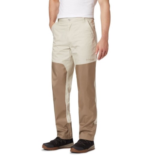 Men's Columbia PHG Ptarmigan Pants Khaki | CA-S430A