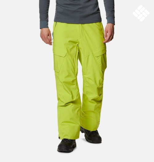 Men's Columbia Powder Stash Pants Lemon | CA-SCA1L