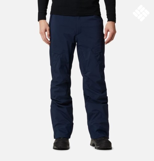 Men's Columbia Powder Stash Pants Navy | CA-DL43A