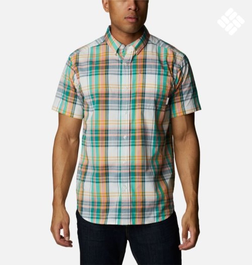 Men's Columbia Rapid Rivers II Short Sleeve Shirts Multicolor | CA-H0C1A