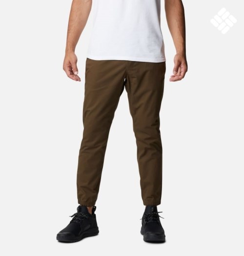 Men's Columbia Rapid Rivers Jogger Dark Brown | CA-XL1C3