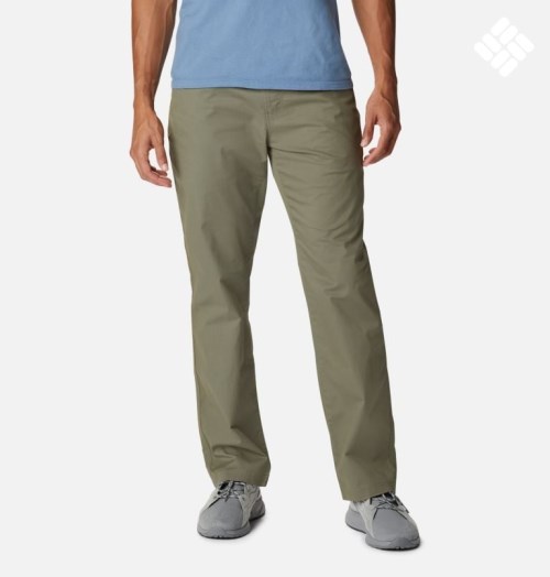 Men's Columbia Rapid Rivers Pants Olive | CA-Z1CA4