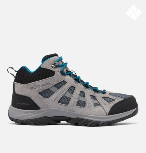 Men's Columbia Redmond III Mid Waterproof Hiking Boots Grey | CA-K1306