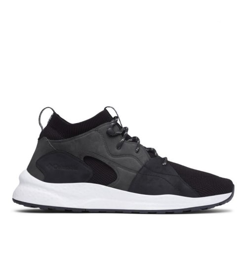 Men's Columbia SH/FT OutDry Mid Sneakers Black | CA-R61L0