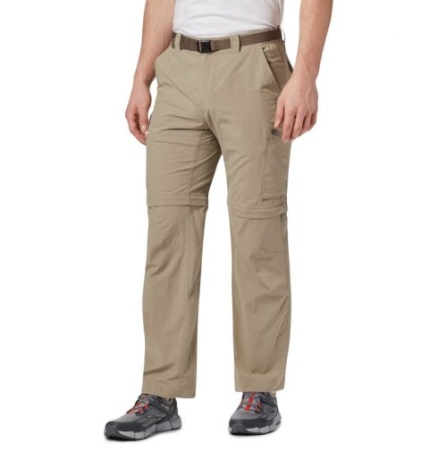 Men's Columbia Silver Ridge Convertible Pants Khaki | CA-I8064