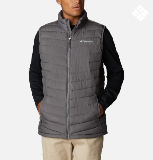 Men's Columbia Slope Edge Vest Grey | CA-WL1A5