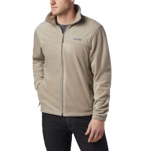 Men's Columbia Steens Mountain 2.0 Full Zip Fleece Jackets Khaki | CA-E5801