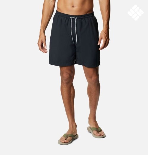 Men's Columbia Summerdry Shorts Black | CA-H6104