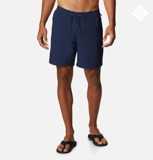 Men's Columbia Summerdry Shorts Navy | CA-MC04A