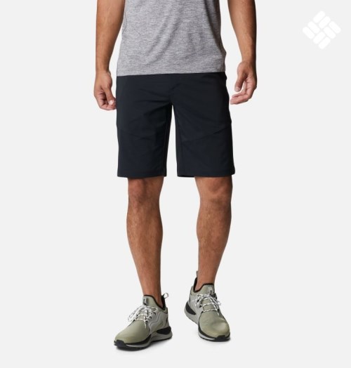 Men's Columbia Tech Trail Shorts Black | CA-UA451