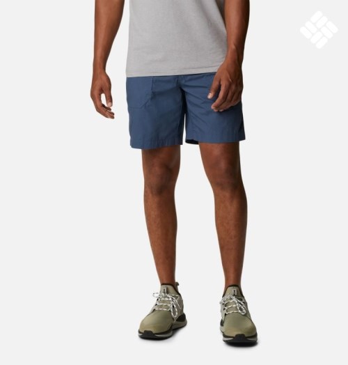 Men's Columbia Washed Out Cargo Shorts Navy | CA-TA035