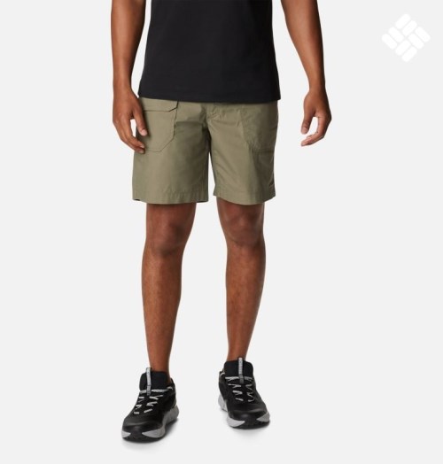 Men's Columbia Washed Out Cargo Shorts Olive | CA-CLCA5