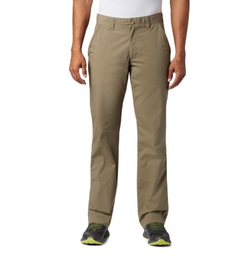 Men's Columbia Washed Out Pants Khaki | CA-R40AL