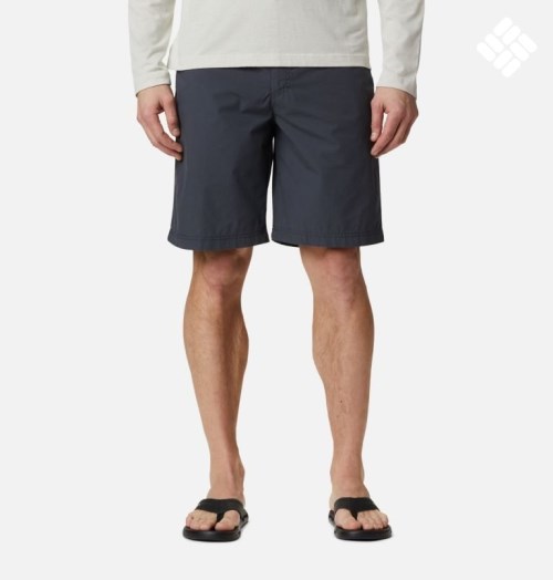 Men's Columbia Washed Out Shorts Black | CA-Q053A