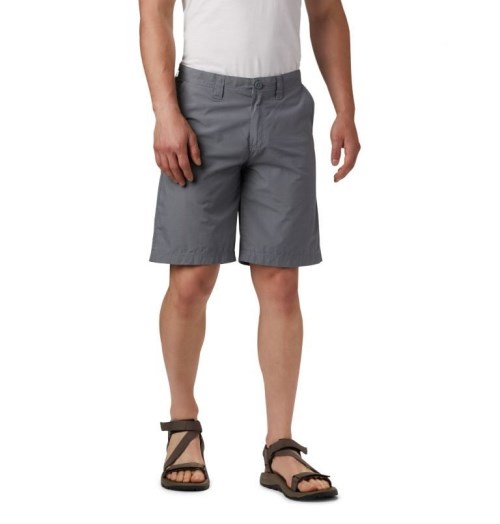 Men's Columbia Washed Out Shorts Dark Grey | CA-EA61L