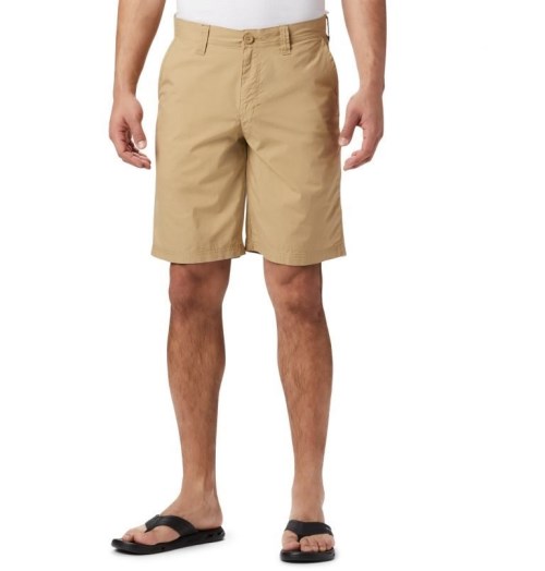 Men's Columbia Washed Out Shorts Khaki | CA-C136C