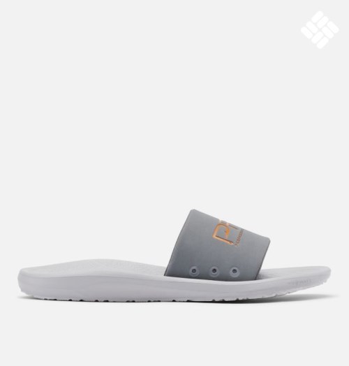 Men's Columbia Yachtrocker PFG Slides Grey | CA-U3486