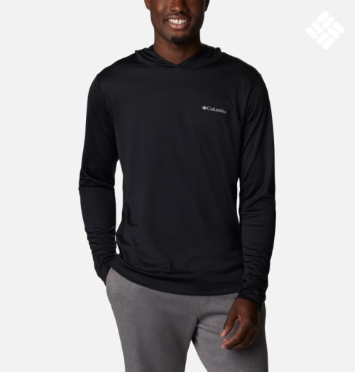 Men's Columbia Zero Rules Hoodie Black | CA-C10L5