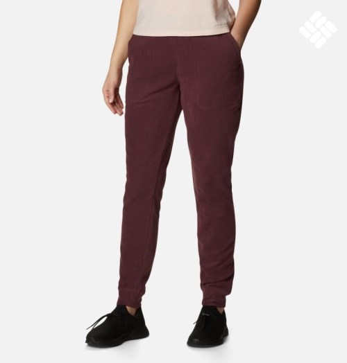 Women's Columbia Ali Peak Jogger Burgundy | CA-PL6A1