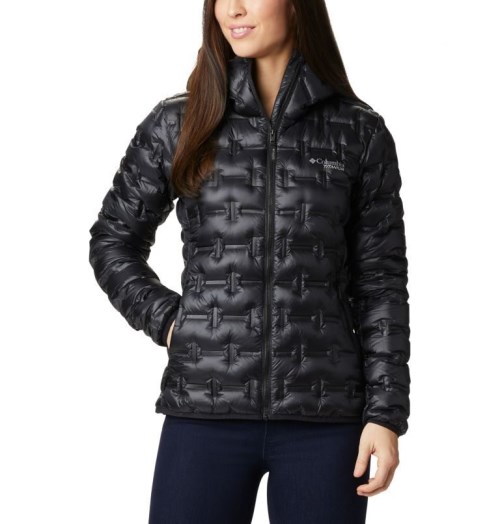 Women's Columbia Alpine Crux Down Jackets Black | CA-X1L4A