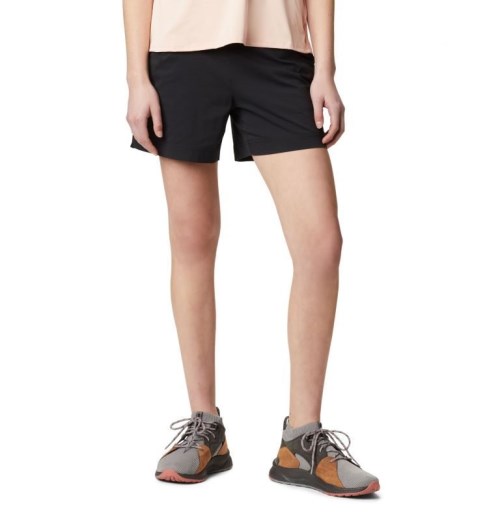 Women's Columbia Anytime Casual Shorts Black | CA-R01A8